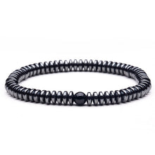 Load image into Gallery viewer, Natural stone Beads lava stone Tiger eye Golden &amp; silver Hematite wrap Men's bracelets bangles Charms Fashion Couple bracelets