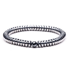 Load image into Gallery viewer, Natural stone Beads lava stone Tiger eye Golden &amp; silver Hematite wrap Men's bracelets bangles Charms Fashion Couple bracelets