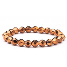 Load image into Gallery viewer, Natural stone Beads lava stone Tiger eye Golden &amp; silver Hematite wrap Men's bracelets bangles Charms Fashion Couple bracelets